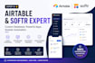 be airtable database expert airtable automation airtable clay com softr expert
