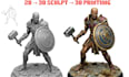 convert 2d to 3d model image to 3d picture to 3d 3d printing stl file