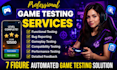 professional video game tester for game testing, QA testing, and beta testing