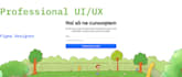design a modern website UI UX in figma