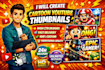 cartoon youtube channel thambnail with high CTR