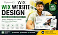 design, redesign, customize, wix website landing page, wix website development