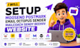 setup moosend postmark email octopus sender mailcoach sendy beehiiv website