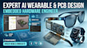 design ai wearable electronics, smart glasses pcb and embedded systems