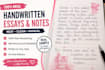 write beautiful handwritten notes, letters, and cards