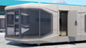 make render prefab modular home kit with construction plan, prefab capsule hotel