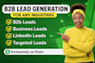 do highly targeted b2b lead generation for usa, australia, canada, italy, spain