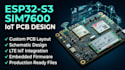 design esp32 s3 sim7600 iot cellular epaper pcb, schematic and firmware