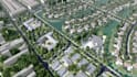 design urban planning masterplan 3d aerial site plan smart city layout rendering