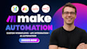 build make com automation, API integration, workflow, webhook and fix make com