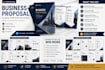design a professional business proposal in canva