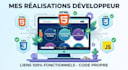 je vais créer un site web responsive et moderne en html CSS js