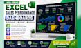 create excel sales performance dashboards