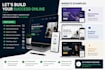 create a modern responsive website with HTML CSS and javascript