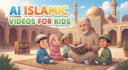 create  3d islamic ai animated videos for kids youtube shorts