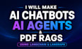 make ai chatbots, ai agents ,pdf rags, using langchain, langraph