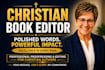do christian book editing and proofreading, book editor