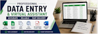 do accurate data entry, copy paste, web research and excel tasks