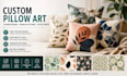 create custom pillow art, cushion designs, seamless patterns, and textile prints