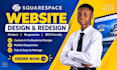 build squarespace website design, build square online store, squarespace design
