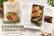 do cookbook recipe book design, kdp cook book formatting for amazon kdp