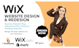create a modern wix studio website, landing page, or business website