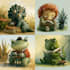 make cute children book illustration