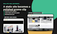 create a cinematic scroll through showcase video of your website