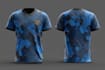 design sublimation jersey mockup and print ready pattern