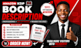 write an SEO optimized amazon KDP book description that converts