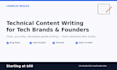 write technical content and blog articles