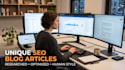 write SEO optimized blog posts