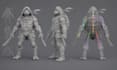 create stylized 3d character models, rigging and game ready unreal assets