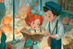 draw children illustration, fantasy character design