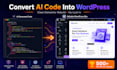 convert lovable, bolt, v0 or claude ai website to wordpress elementor