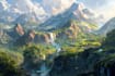 do a fantasy landscape