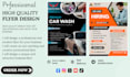 design professional business promotional and marketing flyer