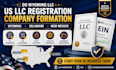 register US llc with ein registered agent and business address for non resident