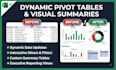 do excel data cleaning, formatting and pivot tables and charts