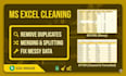 do excel data cleaning and remove duplicate data