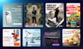 design high converting social posts and ad banners