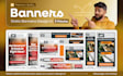 design web banners, ads, cover, post in 3 hours