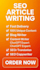 write SEO blog  post article and website content chatgpt