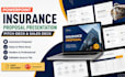 powerpoint insurance proposal presentation, pitch deck and sales deck design