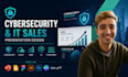 design cybersecurity presentation, saas pitch deck, cloud IT sales powerpoint