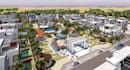develop gated community layout render, master plan, housing complex development