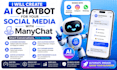create ai chatbot for your social media with manychat