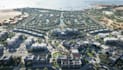 design realistic 3d masterplan render waterfront largescale aerial site planning