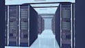 provide 3d server room design, server farm, IT server room, data center design