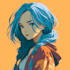 draw an anime illustration, character illustration